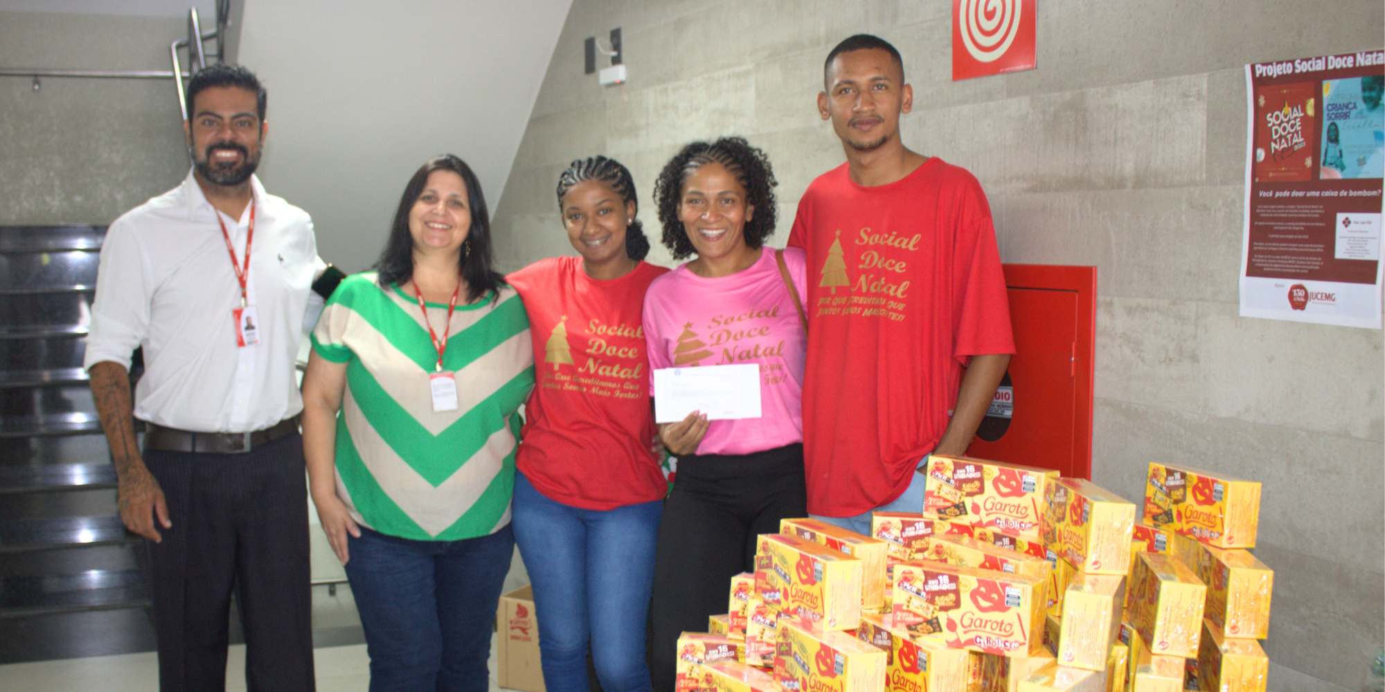 Servidores da Jucemg participam de projeto voluntário que recolhe bombons para doação a comunidades carentes