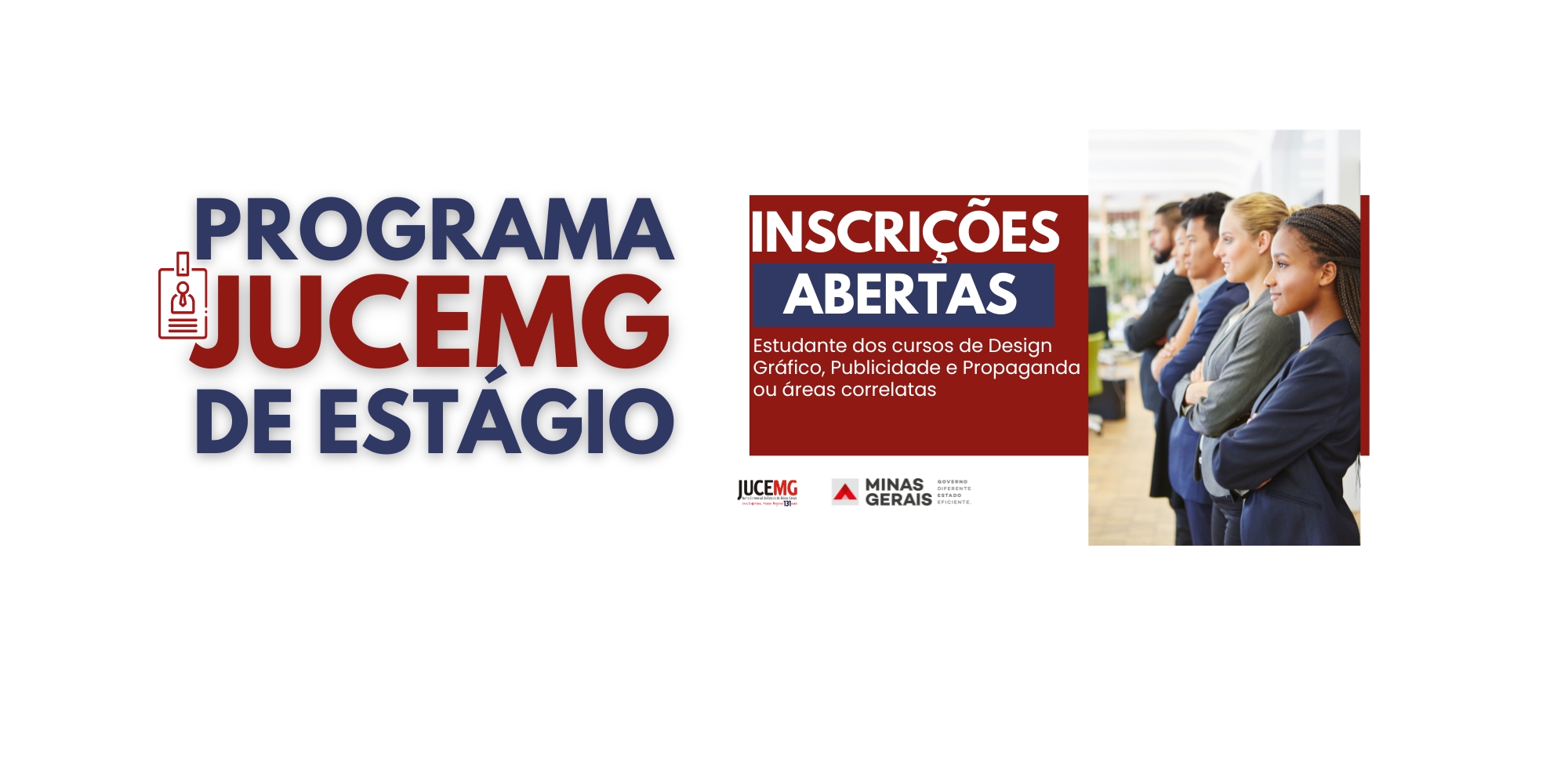 Programa Jucemg de Estágio abre vaga para área de design